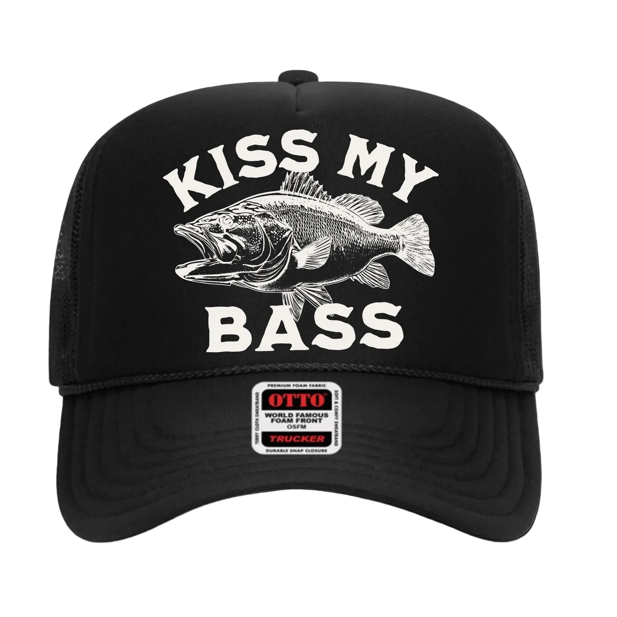 Kiss My Bass Trucker Hat