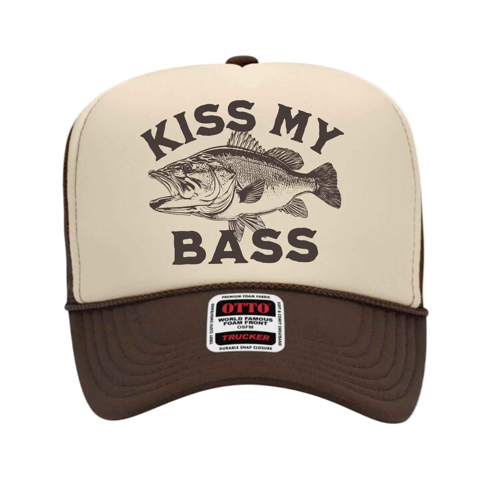 Kiss My Bass Trucker Hat