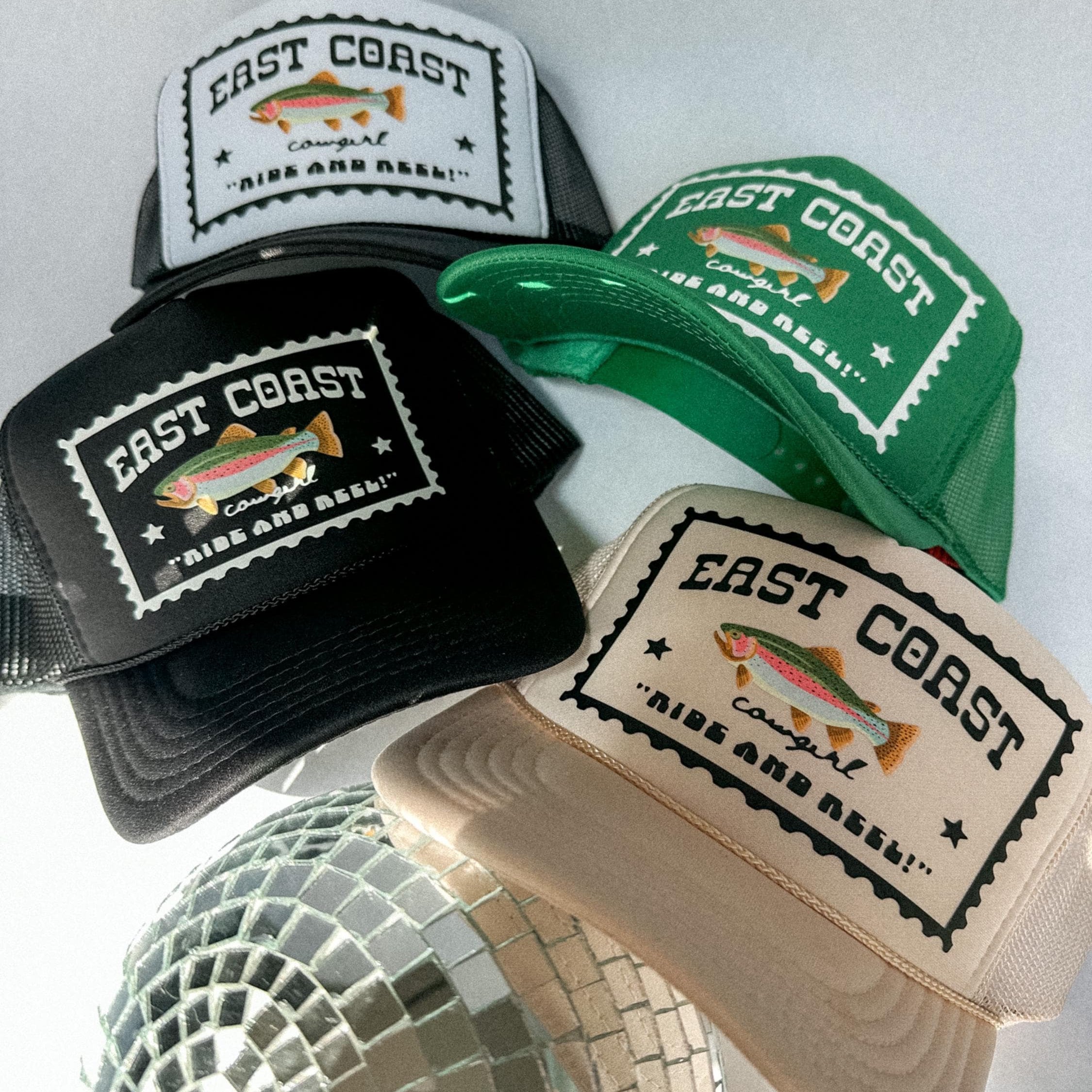 East Coast Cowgirl Trout Trucker Hat