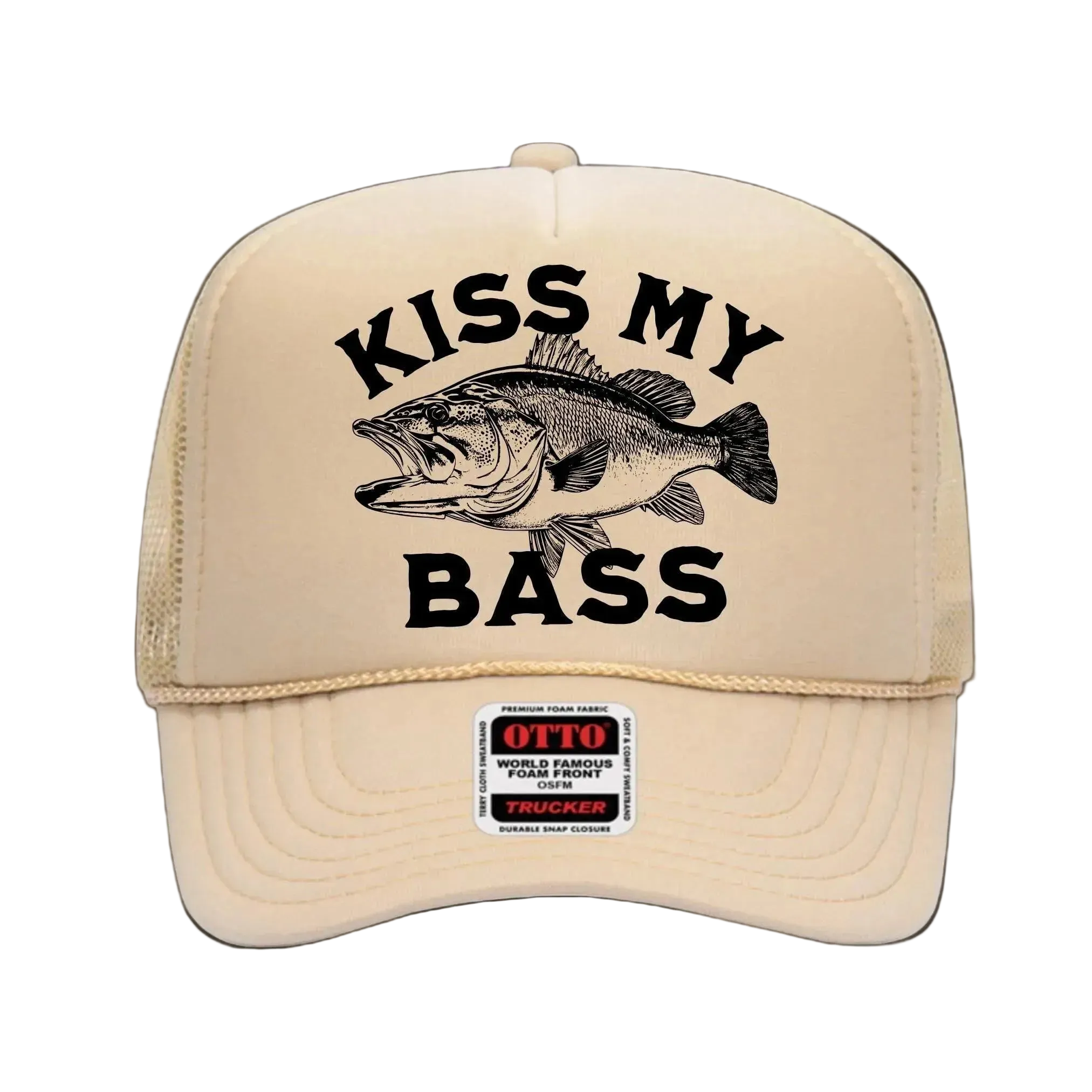 Kiss My Bass Trucker Hat