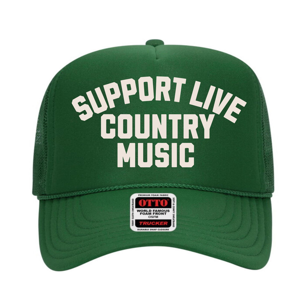 Support Live Country Music Trucker Hat