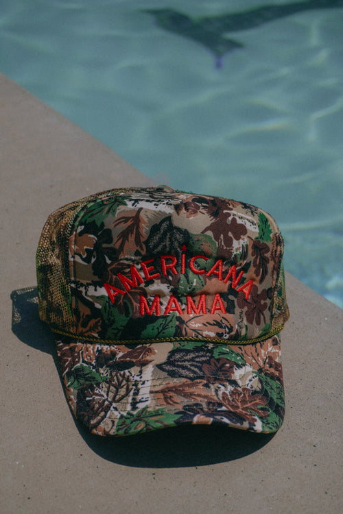 Americana Mama Trucker Hat