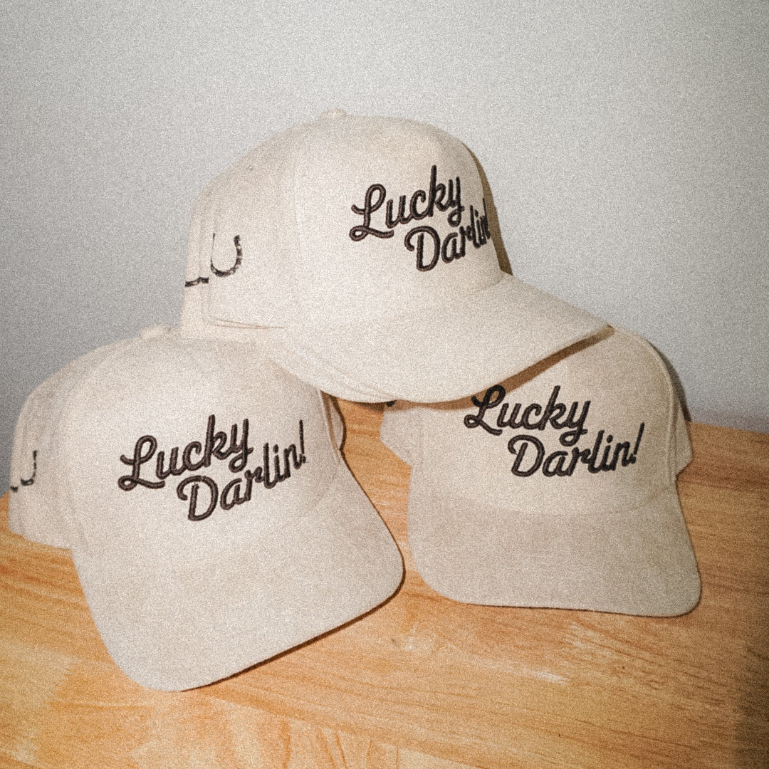 Lucky Darlin Suede Trucker Hat