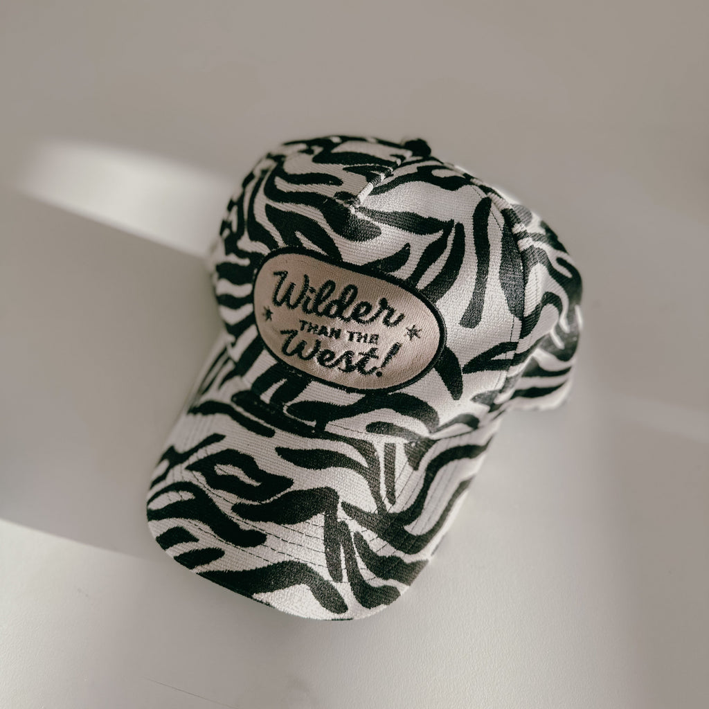 Wilder West Corduroy Zebra Hat