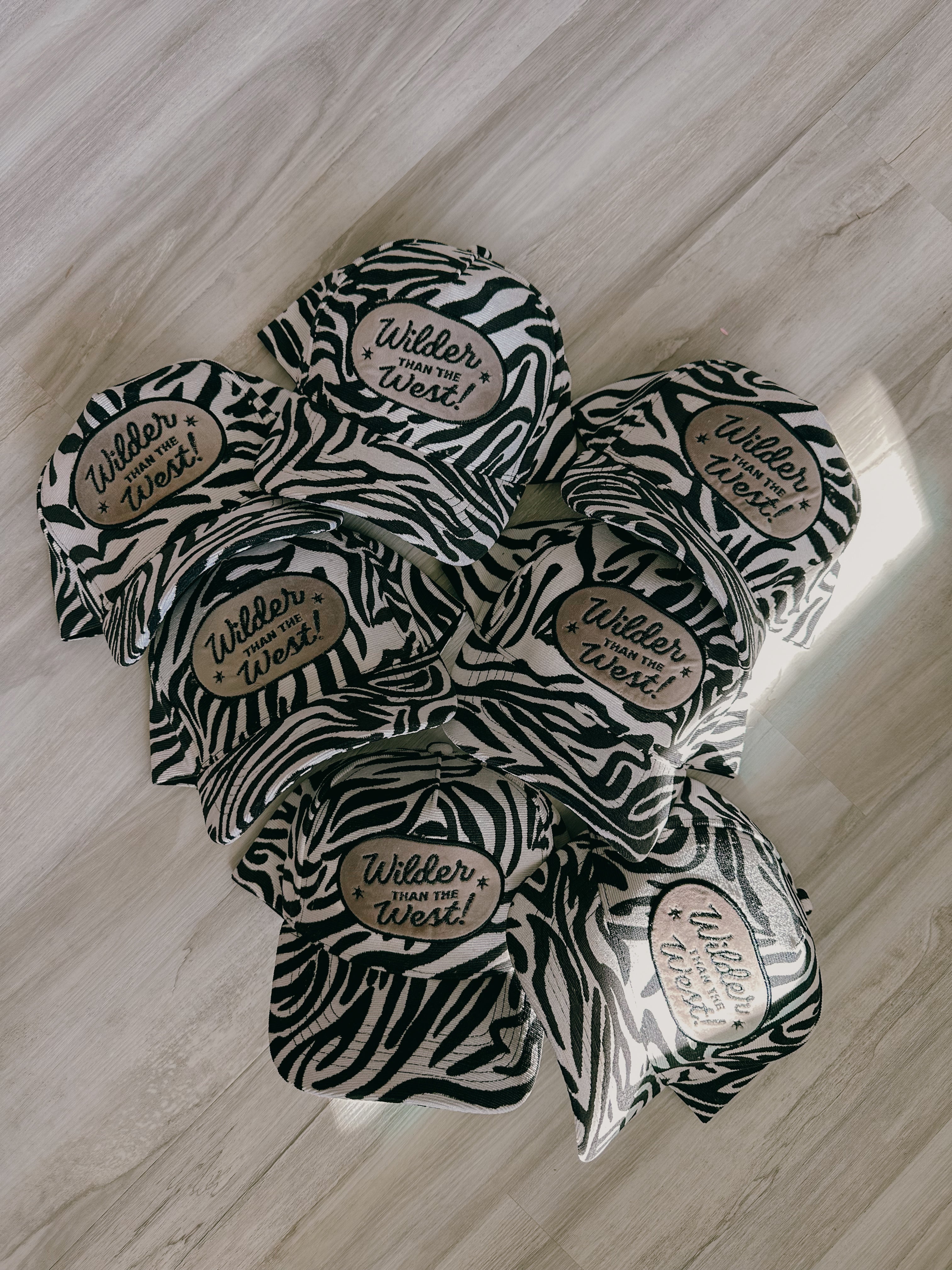 Wilder West Corduroy Zebra Hat