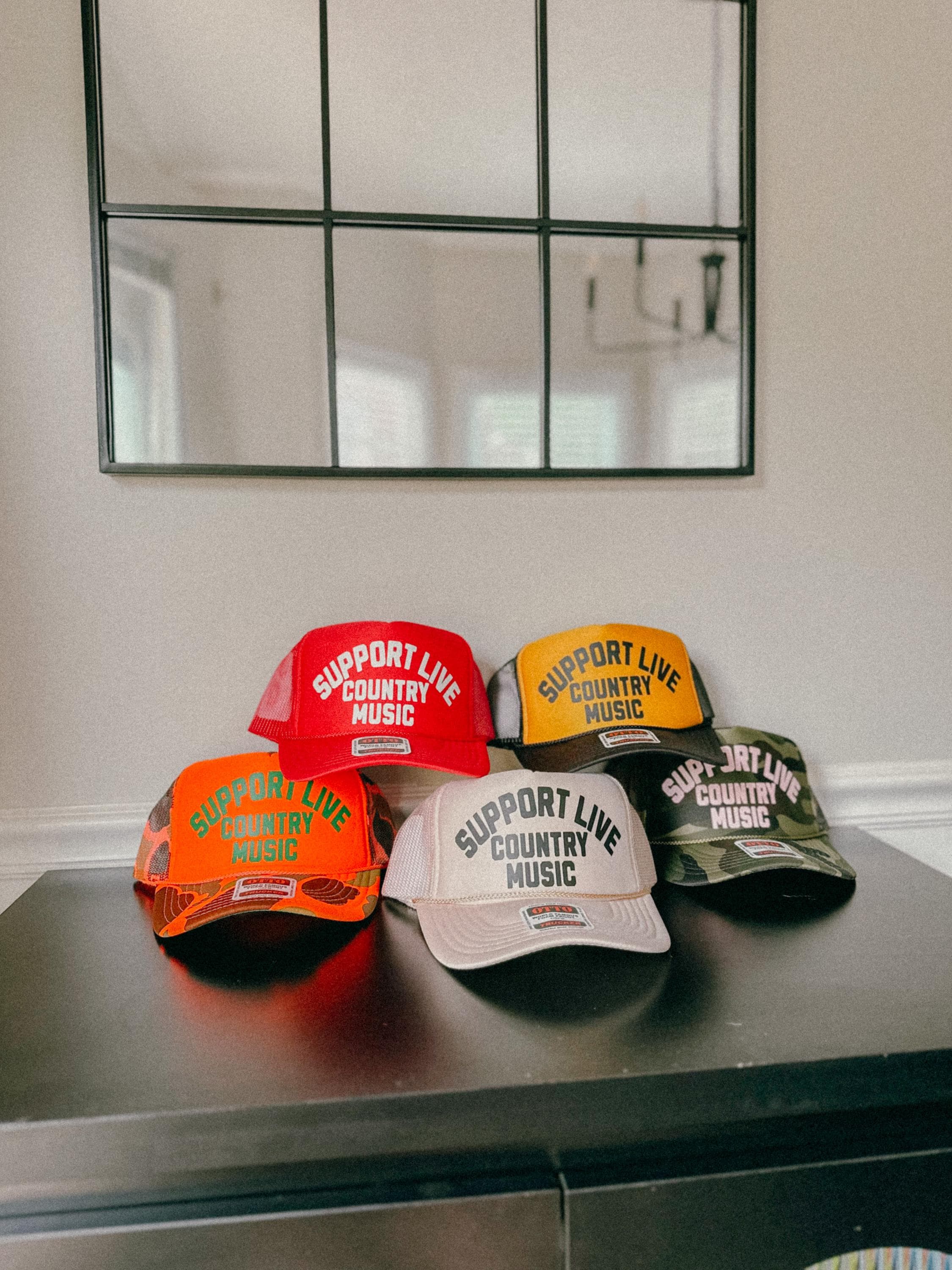 Support Live Country Music Trucker Hat