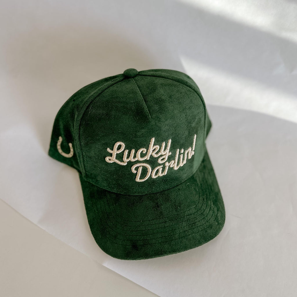 Lucky Darlin Suede Trucker Hat